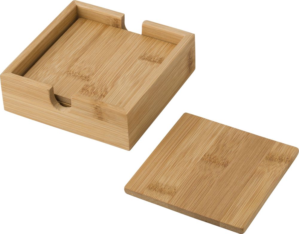 Bamboo coaster set Archer