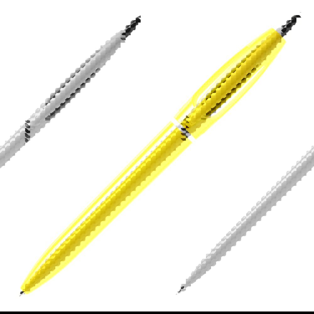 Ball pen S! Extra hardcolour - Yellow / Black