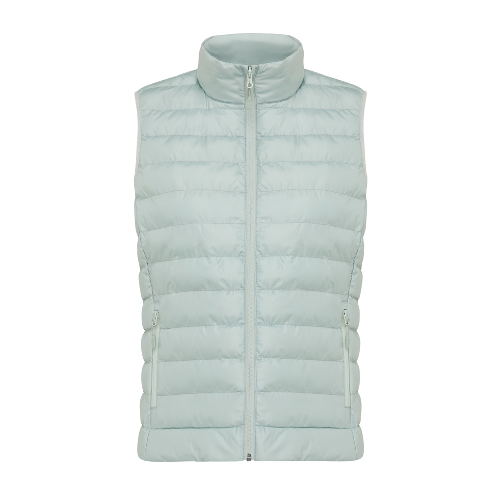 IQONIQ Meru women recycled polyester bodywarmer - iceberg green (± PMS 15-5205 TCX)