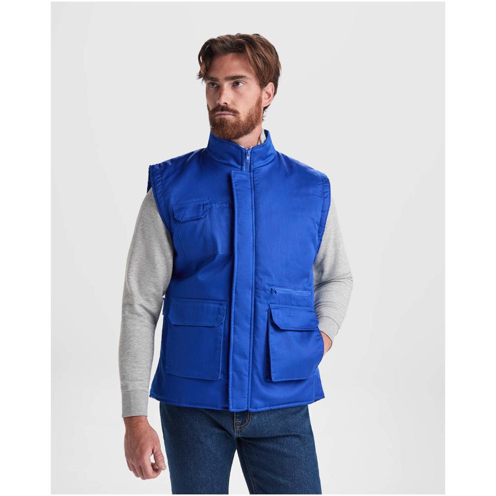 Almanzor multifunctionele werkbodywarmer met hoge kraag