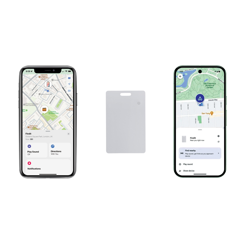 Findit Dual aufladebare RCS Ultra-Thin-Finder-Card