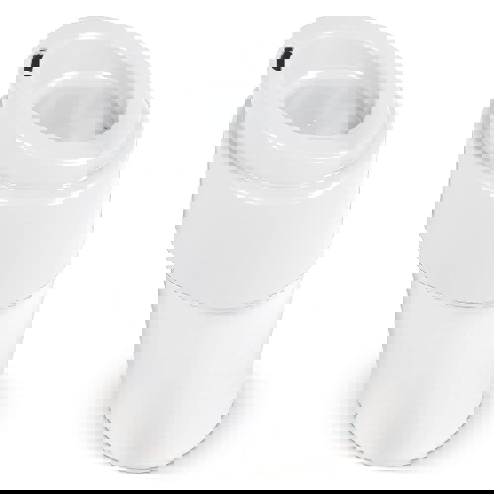 Koffiebeker Hot-but-cool met deksel 240ml - Wit / Wit