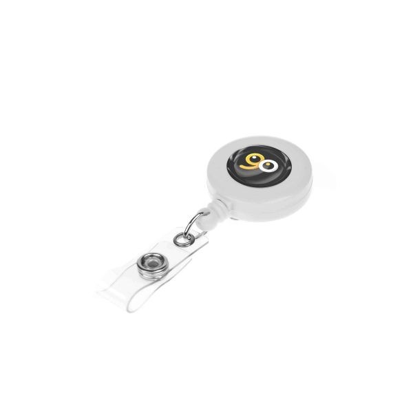 Badge Reel - White