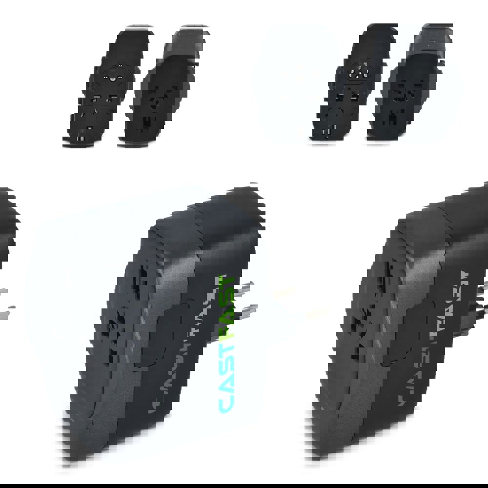  PowerPro Travel Adapter Made of Recycled Plastic