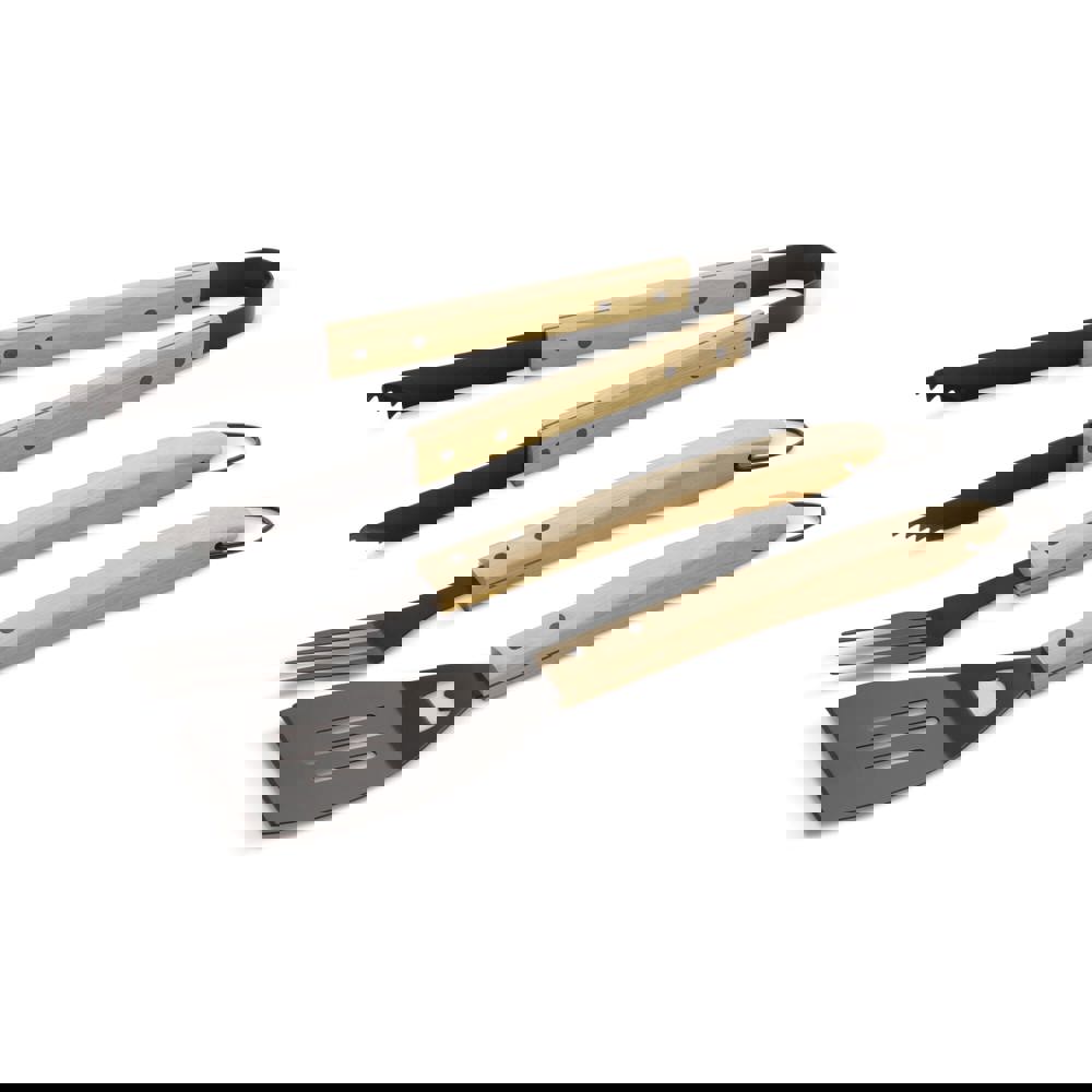 Barbecue gereedschapsset hout