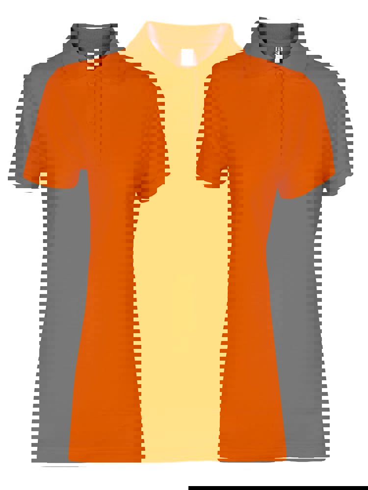 BS Evolution women's polo, 180 gr/m² - Orange (PMS 1585C)