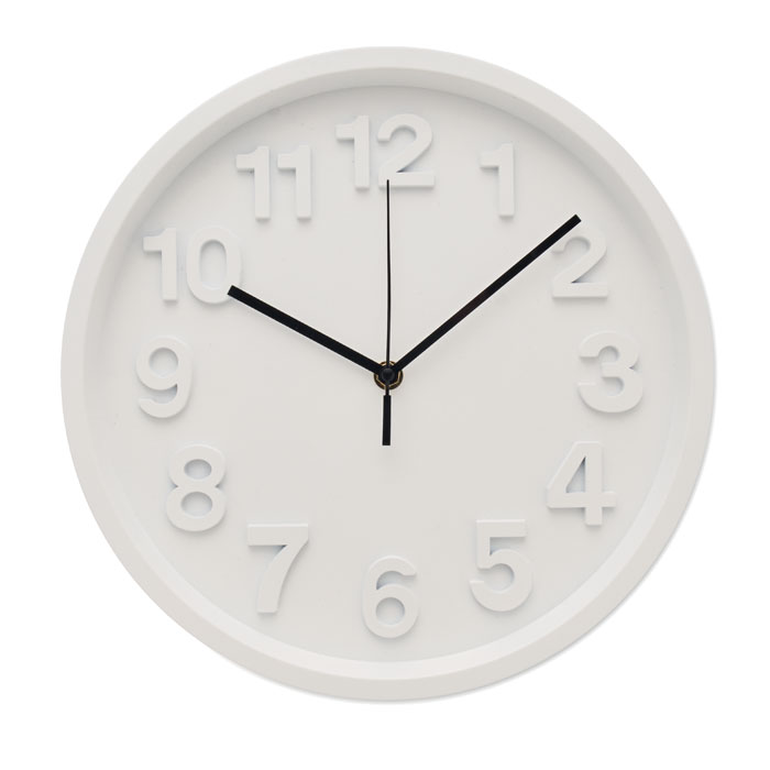 MURO - Wall clock in PP - White