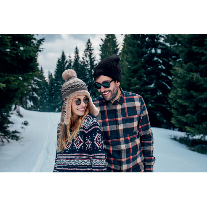 YULONG - Gebreide muts met oorflap