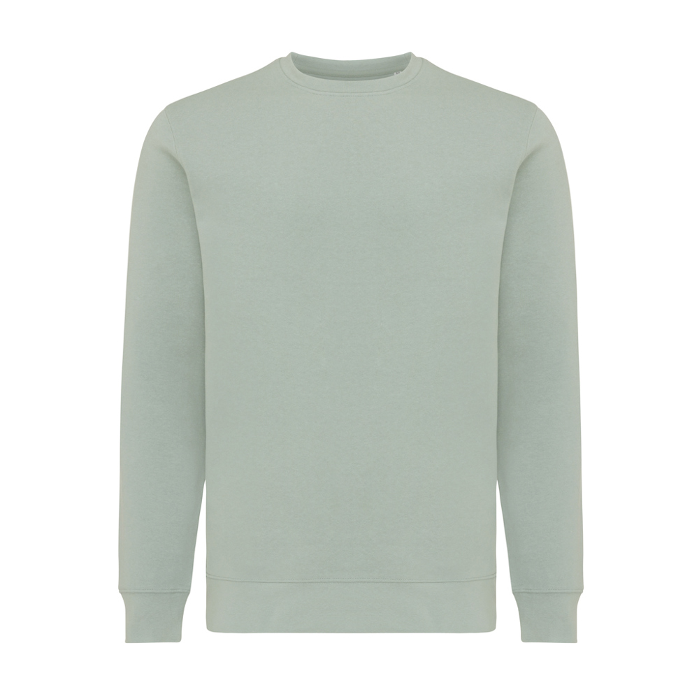 IQONIQ Etosha lightweight recycled cotton crew neck - iceberg green (± PMS 15-5205 TCX)