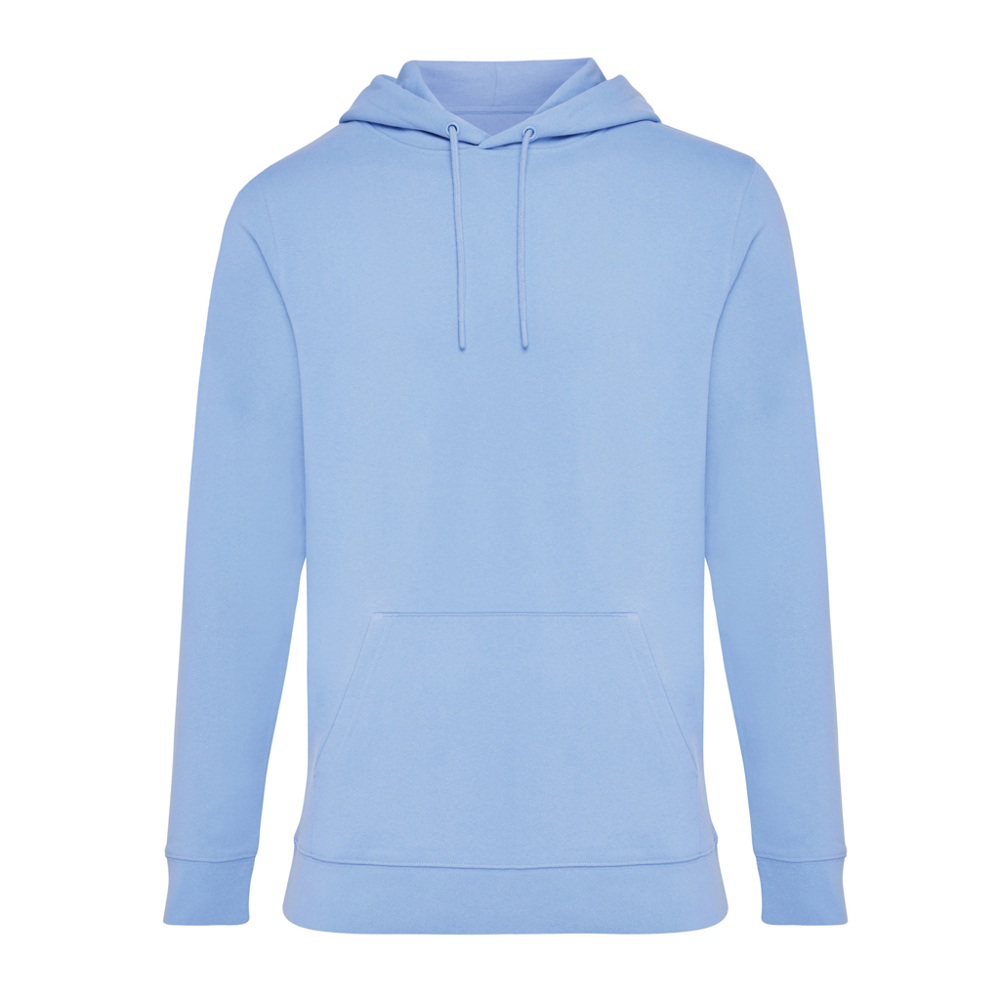 IQONIQ Jasper recycled cotton hoodie - sky blue (± PMS 15-3930 TCX)