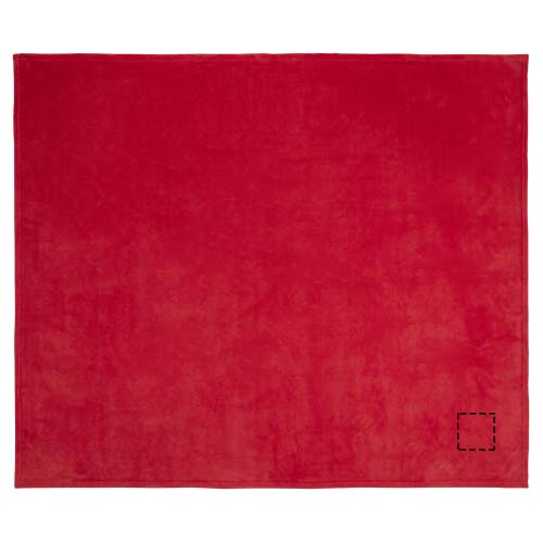 Bay extra soft coral fleece plaid blanket