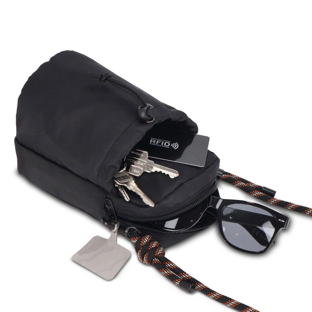 Crossbody Flaschenhalter-Tasche mit Paracord-Gurt