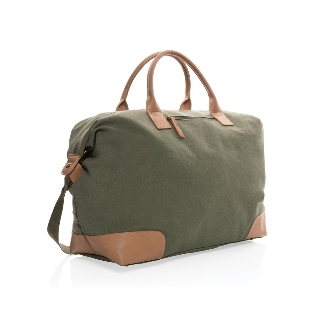 Impact AWARE™ 16 oz. rcanvas large weekend bag - green (± PMS 7498)