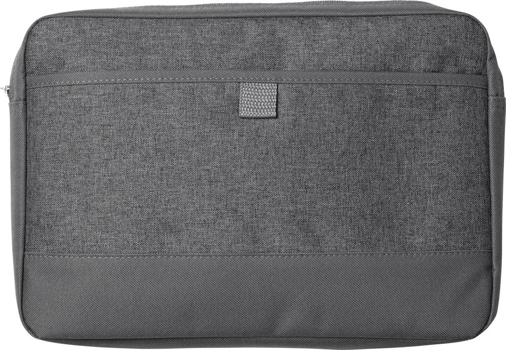 Polycanvas (600D) laptop bag Leander - Grey