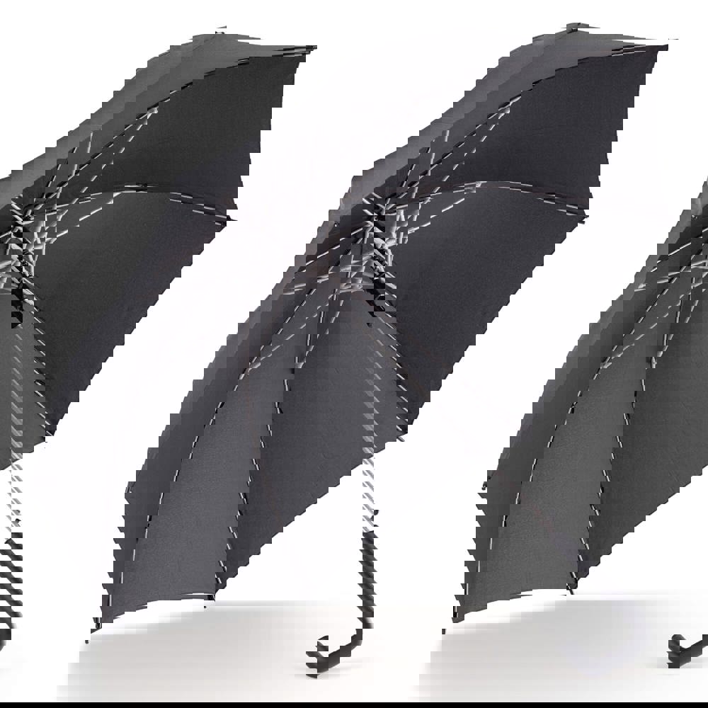 Stick umbrella 23” auto open - Black / Grey