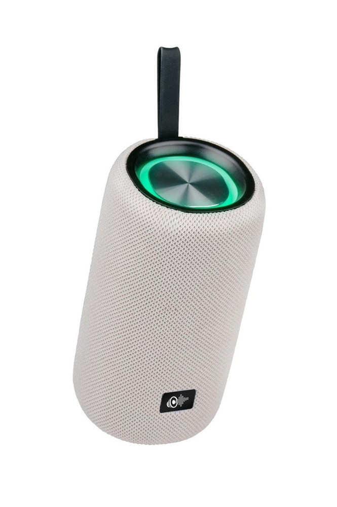 Bluetooth Speaker 16W with LED - Wit