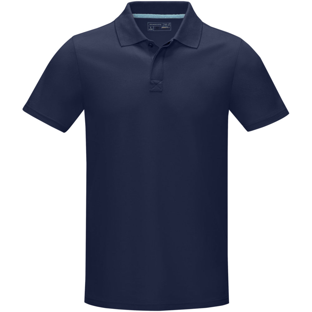 Graphite short sleeve men’s organic polo