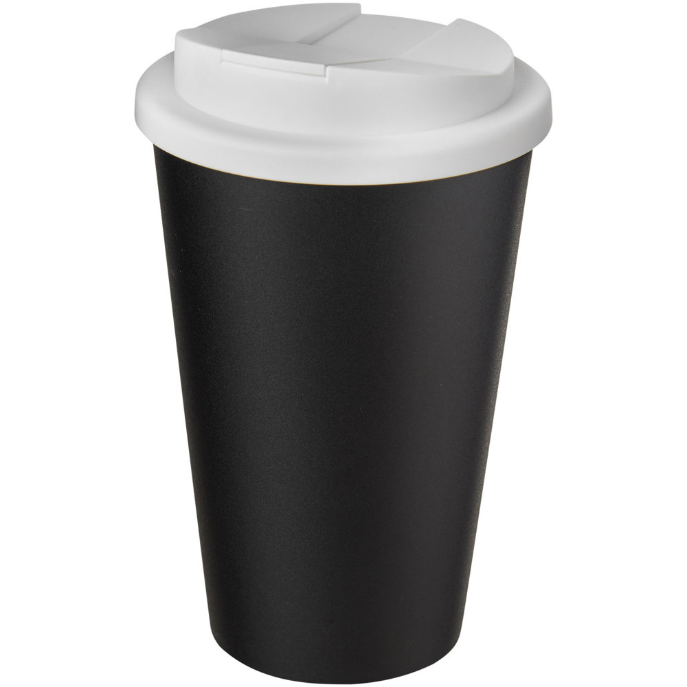Americano® 350 ml tumbler with spill-proof lid - Black, White