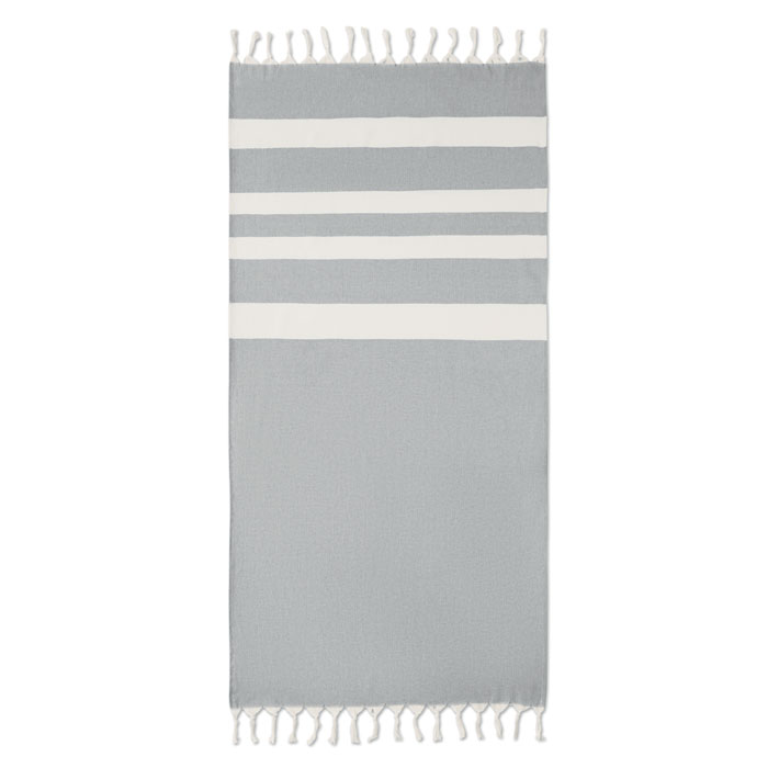 AGOURA - Hamman towel blanket 140 gr/m² - Stone Grey