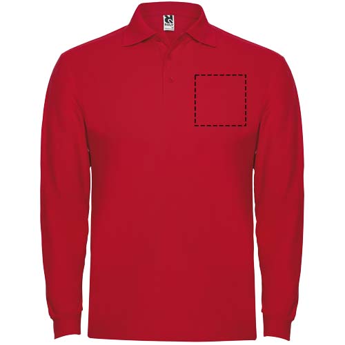 Estrella long sleeve men's polo