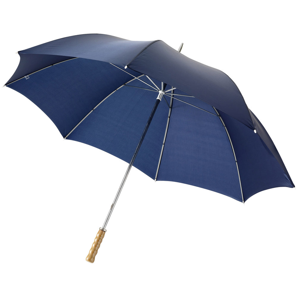 Karl 30" golf umbrella with wooden handle - Navy Blue