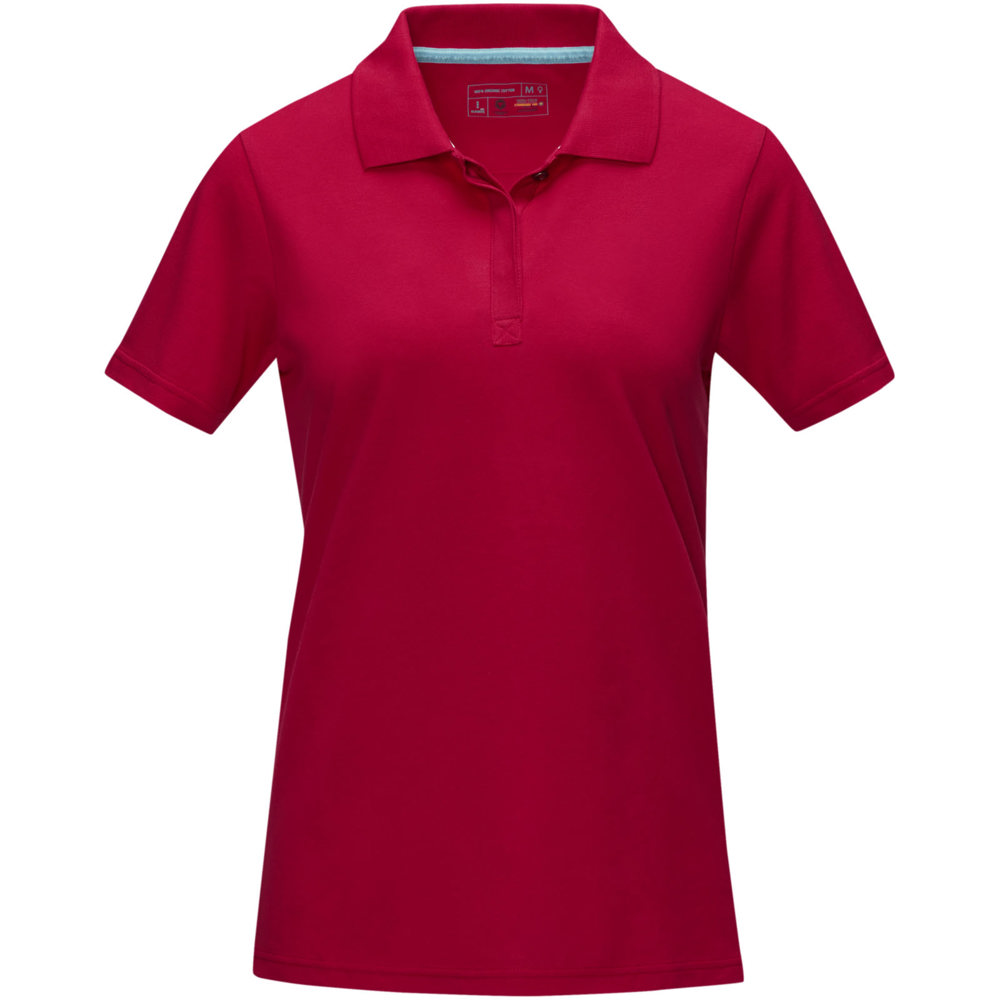 Graphite Poloshirt aus Bio-Baumwolle für Damen