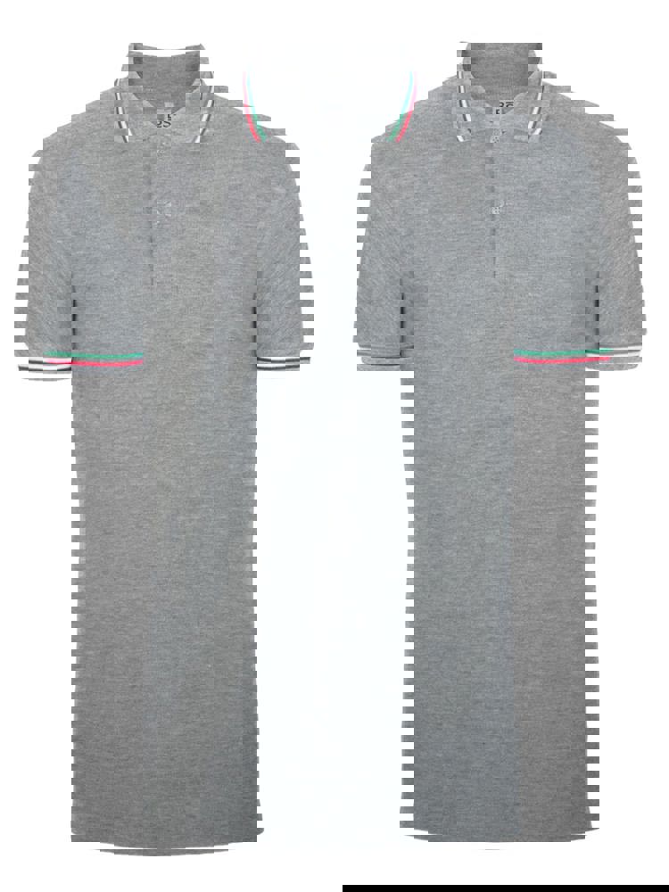 BS Italy polo, 200 gr/m² - Grey melee (PMS Cool Grey 7C)