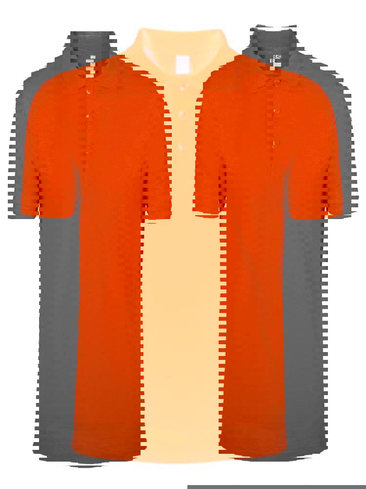 BS Evolution polo shirt, 180 gr/m² - Orange (PMS 1585C)