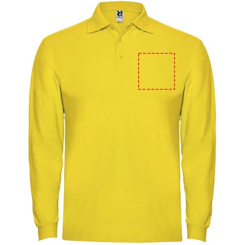 Estrella long sleeve men's polo