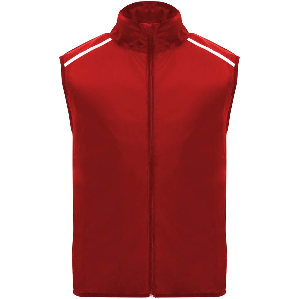 Jannu unisex lightweight running bodywarmer - Red