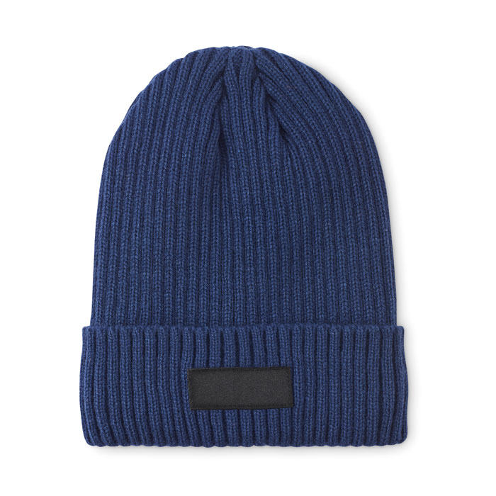 ANVIK - 3M-Beanie mit Bündchen - blau
