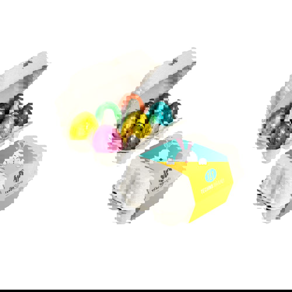 Doosje met 6 paaseitjes
