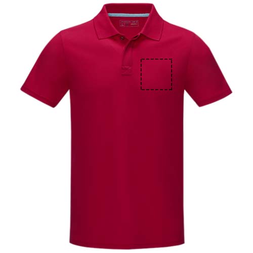 Graphite short sleeve men’s organic polo