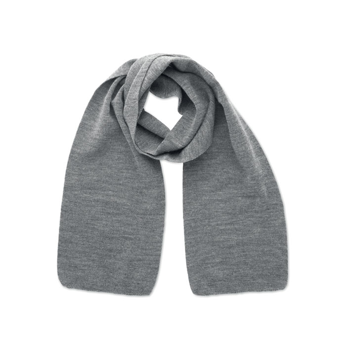 RAFY - Scarf in RPET polyester - White/Grey