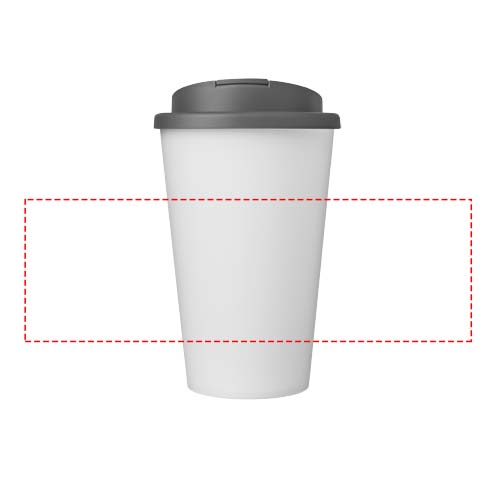 Americano® Eco 350 ml recycled tumbler with spill-proof lid