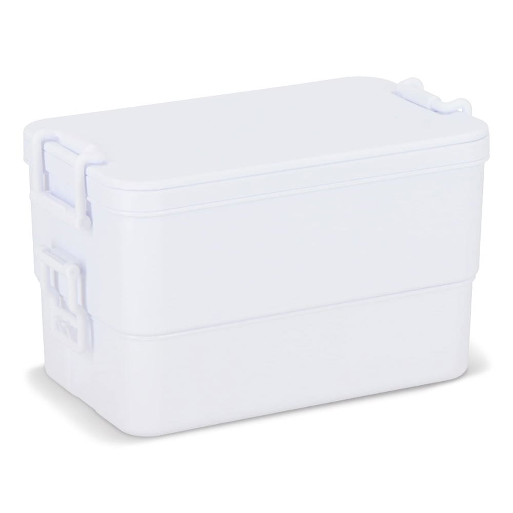 Double layer Lunch Box with Cutlery
