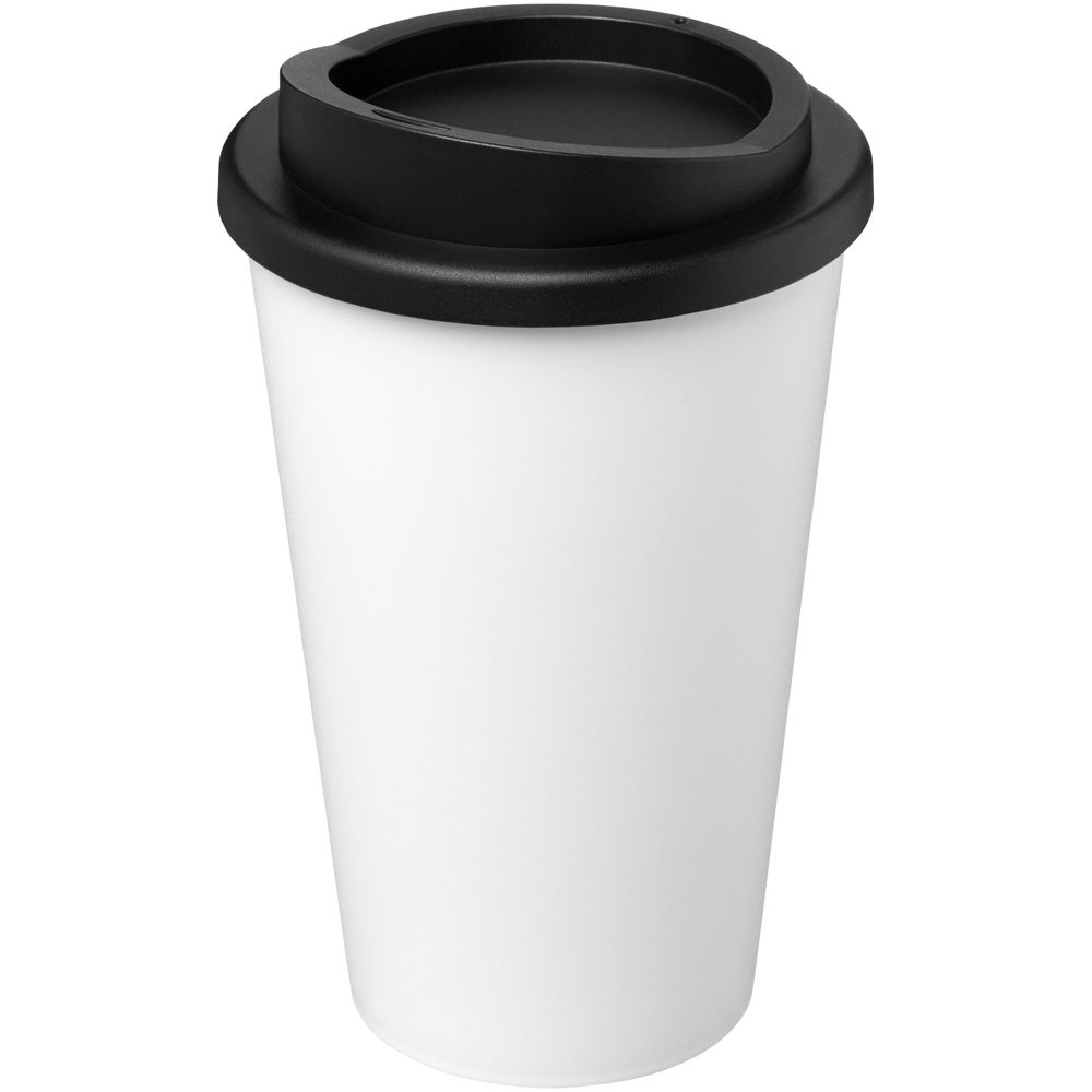 Americano® Eco 350 ml recycled tumbler - White, Black