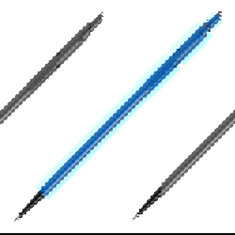 Ball pen Baron Extra hardcolour (X20 refill) - Light Blue / Black