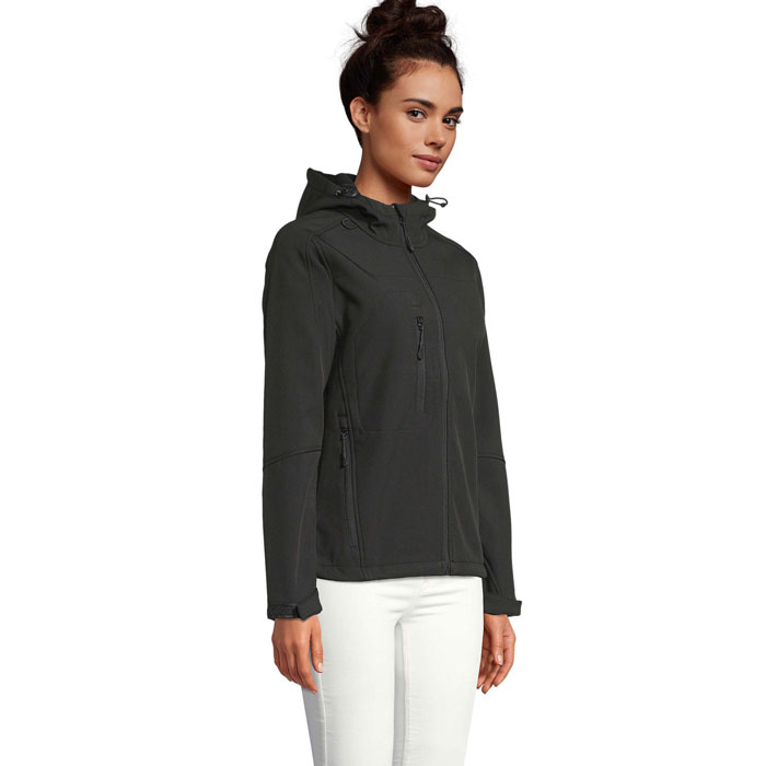 REPLAY WOMEN - REPLAY DAMEN HOOD SOFTSHELL