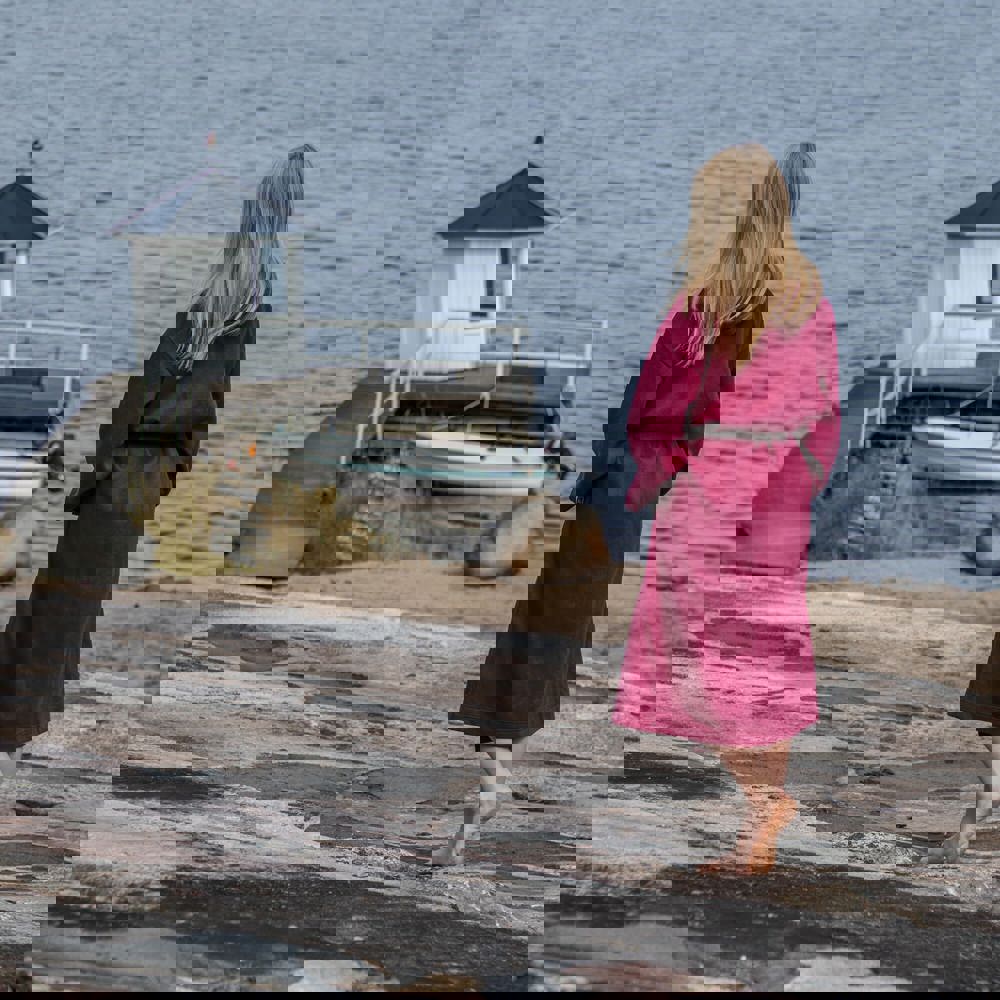 Kosta Linnewafveri Bathrobe College L/XL