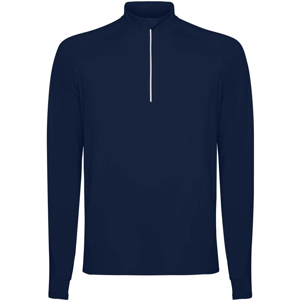 Estambul long sleeve men's half zip sweatshirt - Navy