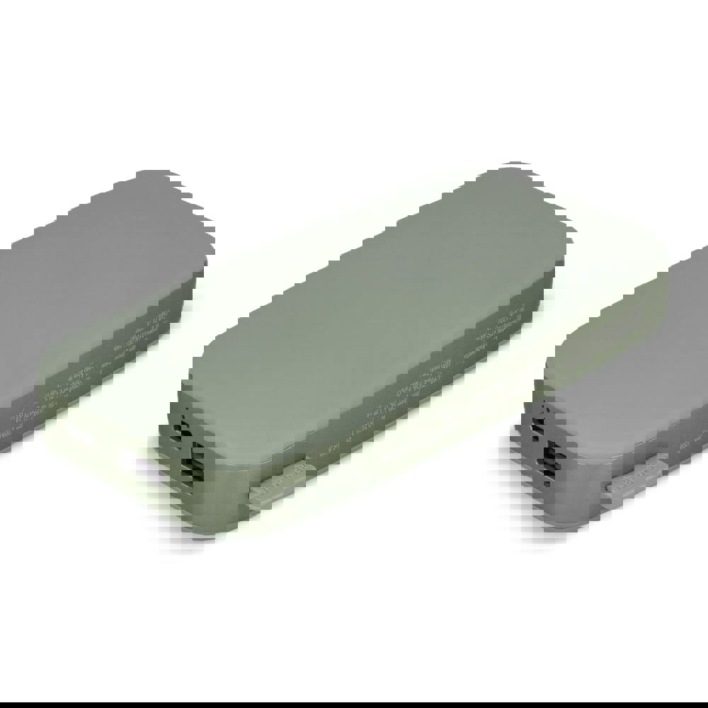 2PB12100 | Fresh 'n Rebel Powerbank 12000mAh USB-C Fast Charging 20W - Dried Green