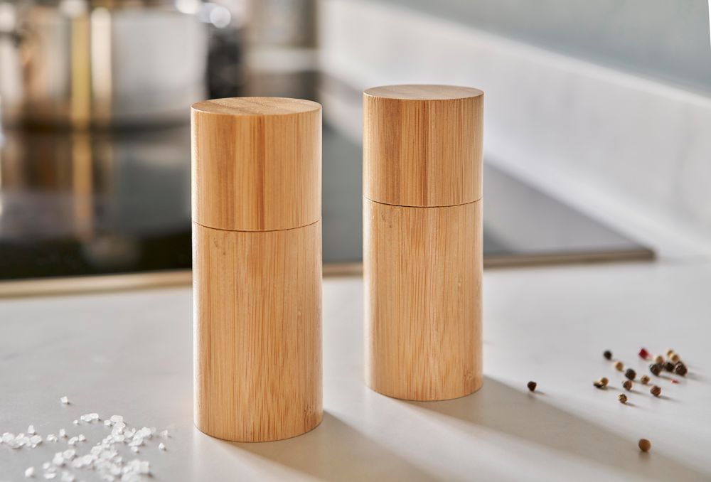 Bamboo salt and pepper mill Christine