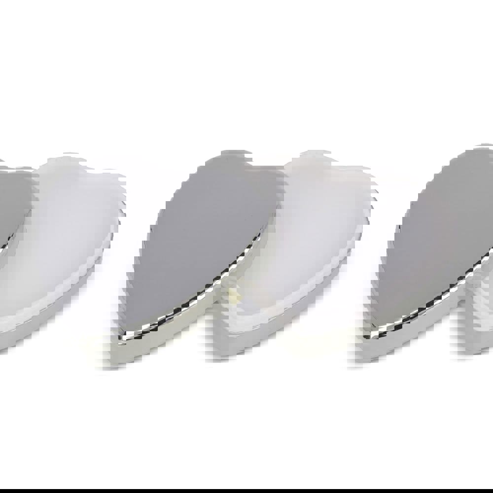 Flat metallic Heart shape lipbalm - Silver