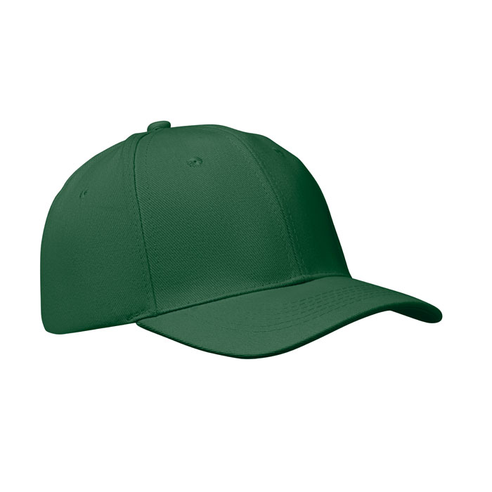 BUFFALO - 6 panel baseball cap 260 gr/m - Dark Green