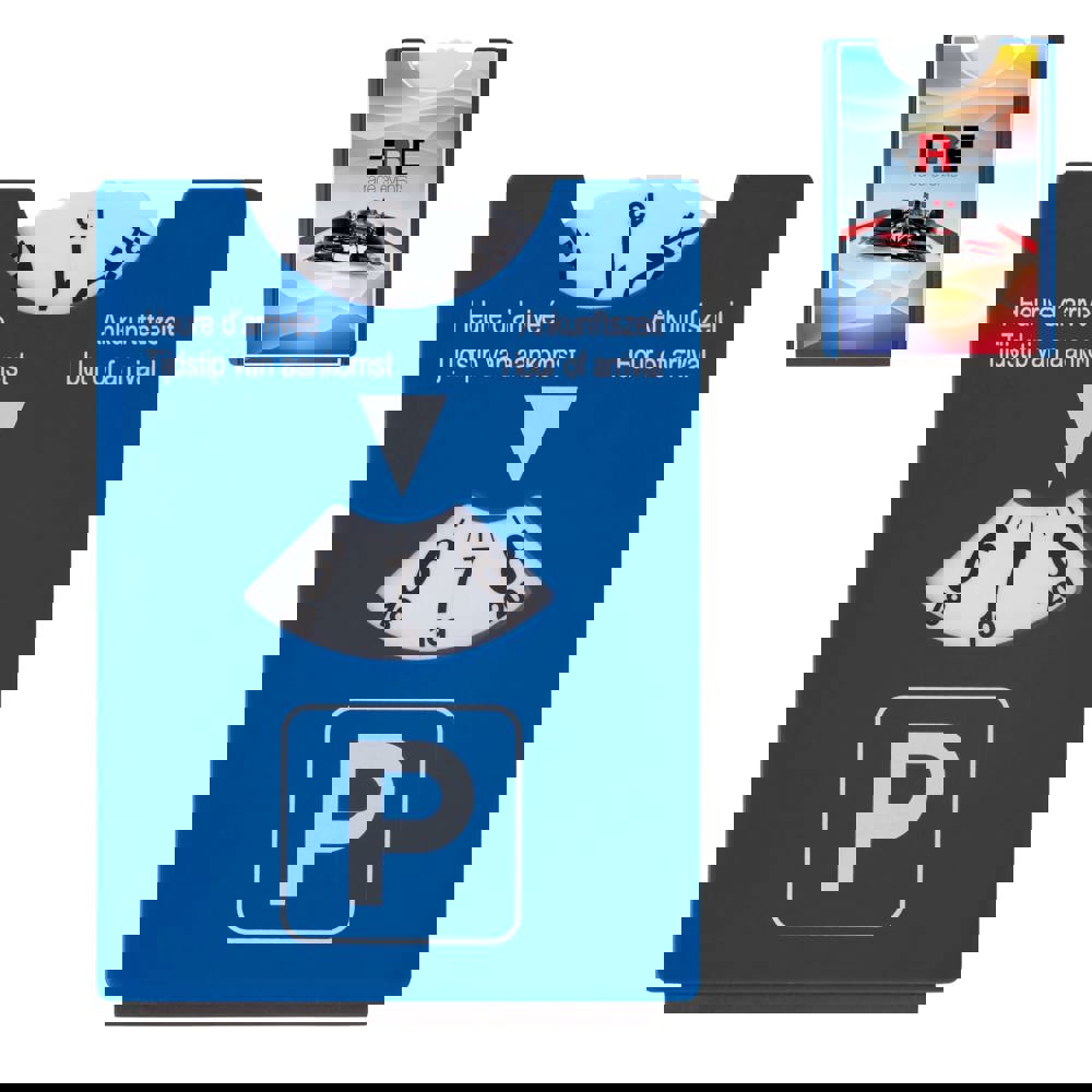 Parkeerschijf 2-in-1 Europa