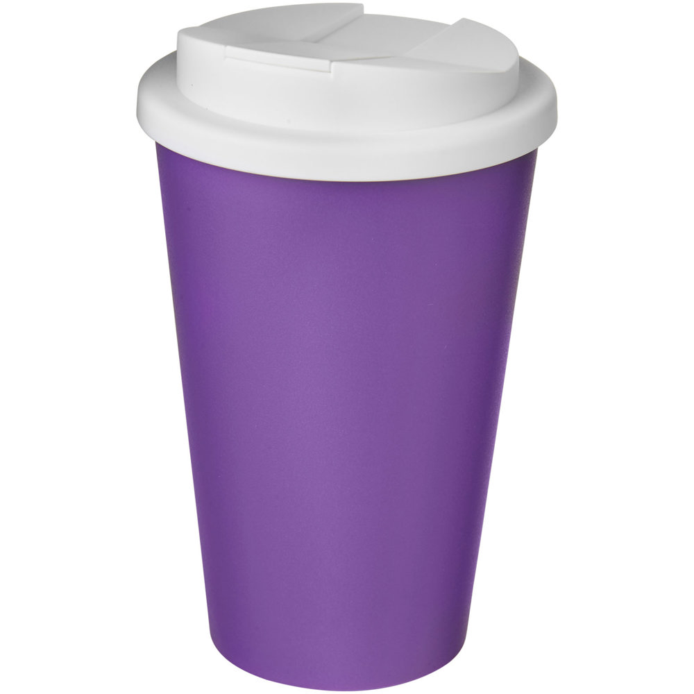 Americano® 350 ml tumbler with spill-proof lid - Purple, White
