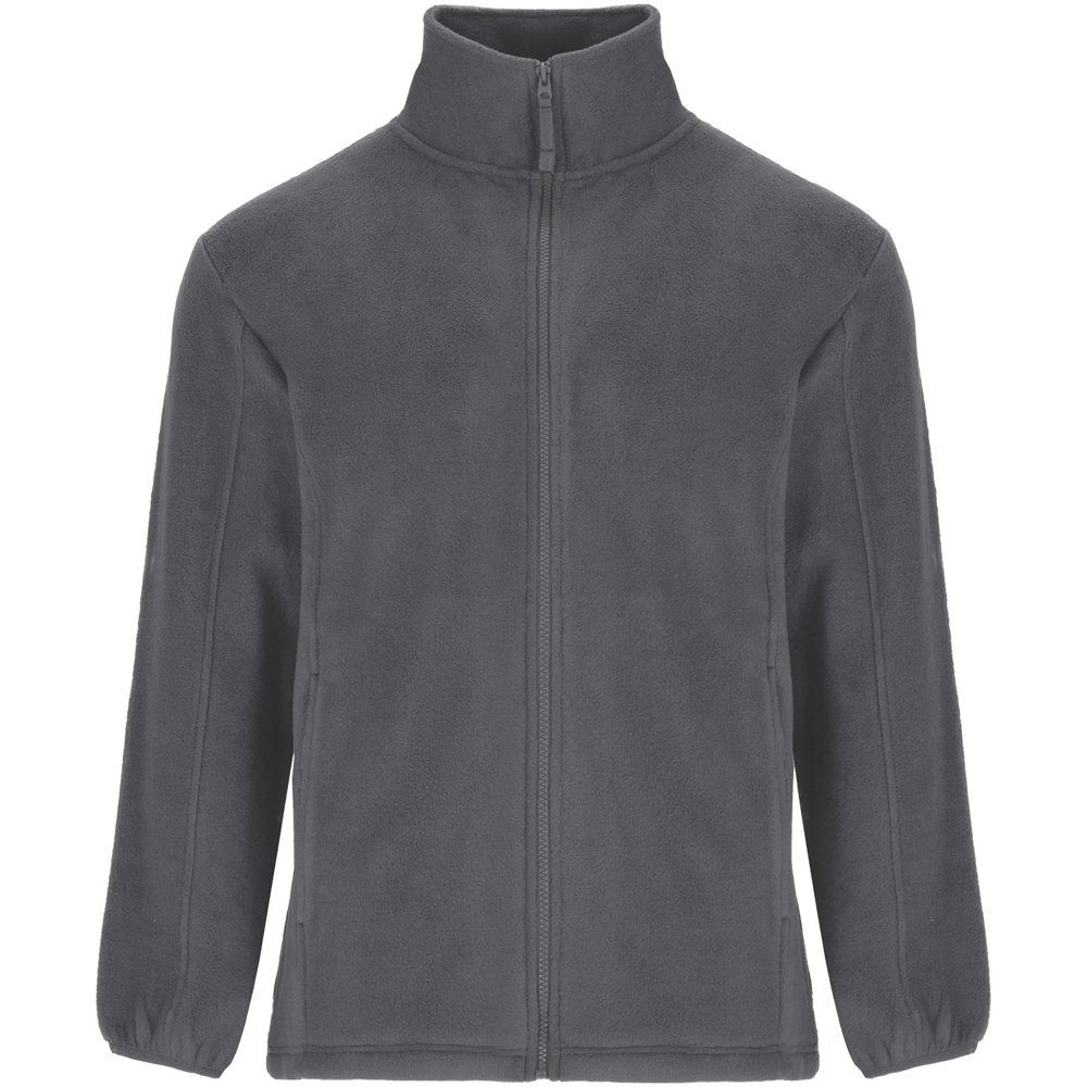 Artic fleece herenjack met volledige rits - Lood