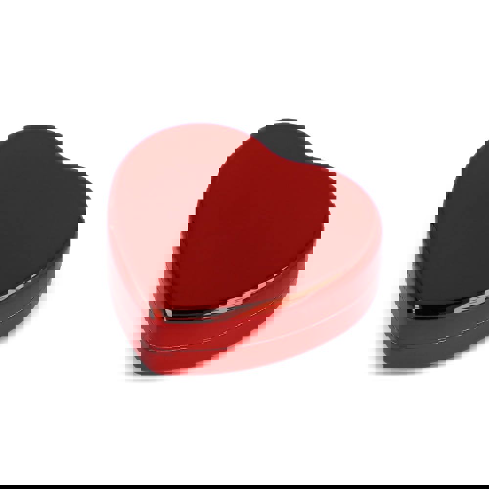 Flat metallic Heart shape lipbalm