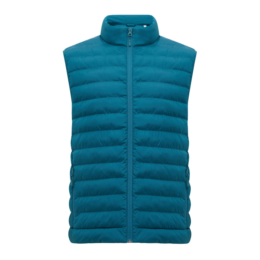 IQONIQ Meru men recycled polyester bodywarmer - dark teal (± PMS 19-4540 TCX)